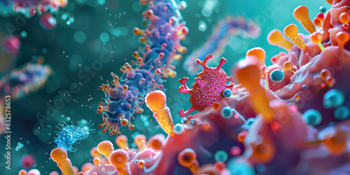 Microscopic Majesty: An intricate image of a bacterial toxin delivery system, captured under high magnification, revealing its delicate intricacies