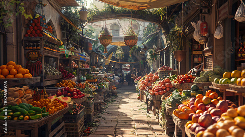 Market wonders, where vendors' creativity transforms the ordinary into extraordinary.