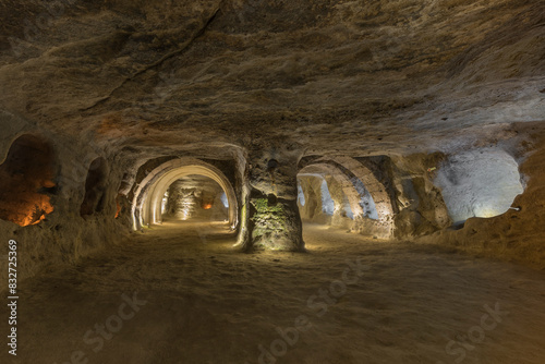Historic underground city of Nevsehir.