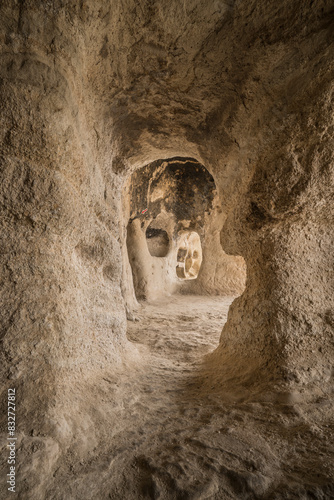 Historic underground city of Nevsehir.