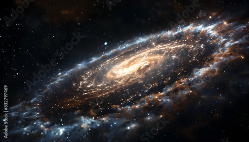 Texture of galaxy texture background