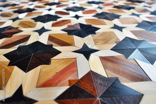 Geometric tiles inspired by Islamic art