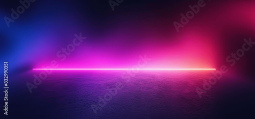 Vibrant Dark Blue Purple Gradient Background with Neon Glowing Effect and Grainy Texture for Banner and Poster Design