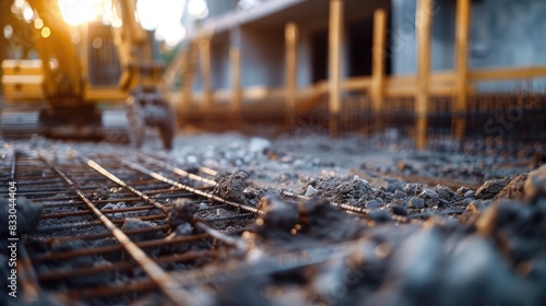 Establishing a solid foundation for constructing a building