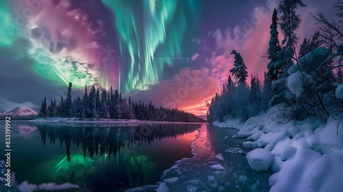 vibrant Northern Lights pic