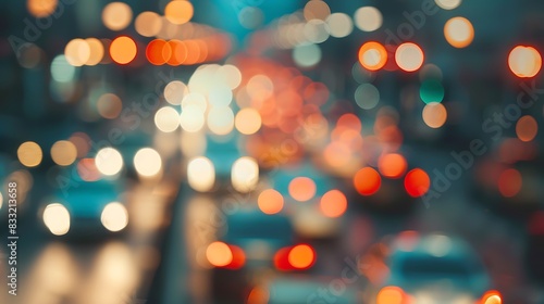 Blur traffic road transport abstract background