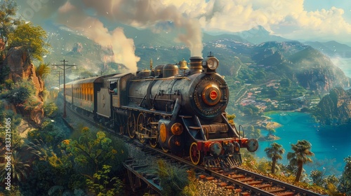 Write a story where an express train journey leads to an unexpected adventure. 