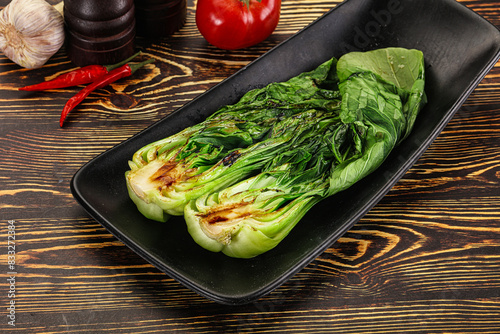 Asian grilled Pak Choy salad