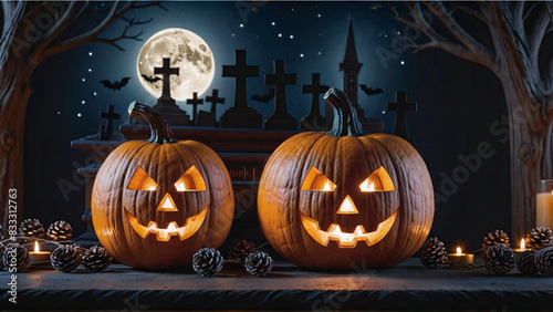 Halloweenowe ozdoby, dynie halloween, Halloween pumpkin