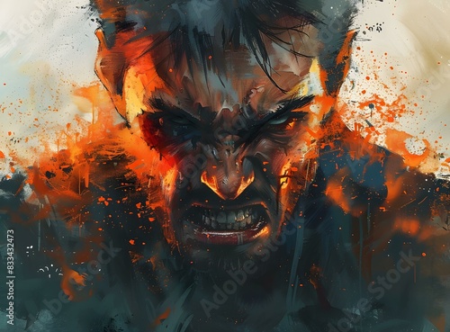 Angry man