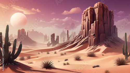 desert fantasy background