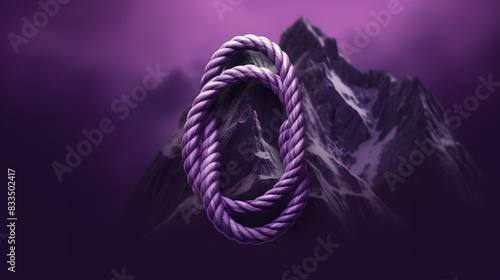 Rope icon Mountain climbing 3d