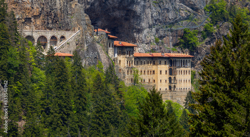 Sumela Monastery (Turkish: Sümela Manastırı) is a Greek Orthodox monastery, in the Maçka district of Trabzon Province in modern Turkey.