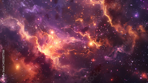 Galactic Explosion Amidst Stars