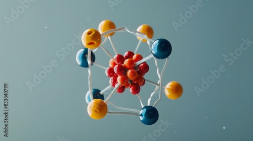 Uranium atom: Show the complex structure of a uranium atom, with its 92 protons, 146 neutrons, and 92 electrons, discussing its use in nuclear power