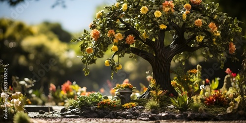 Creating a family tree memorial garden to honor a deceased loved one. Concept Family Tree Memorials, Memorial Garden Ideas, Honoring Loved Ones, Healing Spaces, Remembrance Gardens