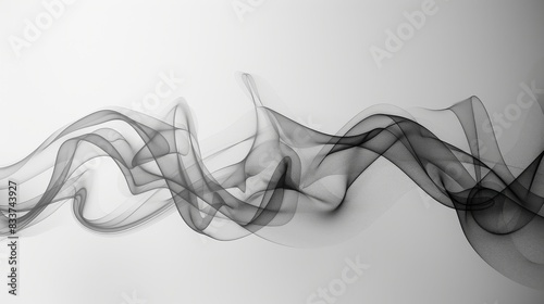 Abstract Smoke Patterns, Dynamic smoke patterns creating fluid and organic abstract shapes