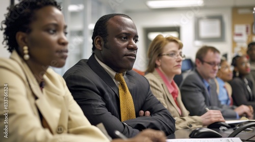 editorial photo illustrating the cultural diversity within an office environment