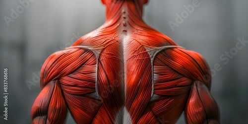 Detailed visual guide of human muscle anatomy for medical and fitness studies. Concept Anatomy Reference, Human Body, Muscle Structure, Medical Study, Fitness Illustrations