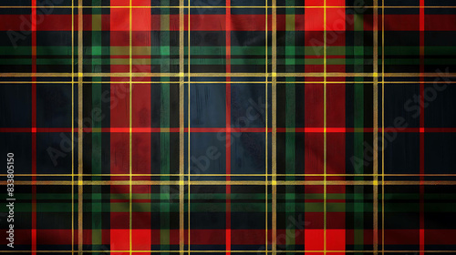 Tartan is a type of plaid fabric that is often used in Scottish kilts. It is made by weaving different colored threads in a specific pattern.
