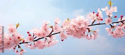Spring brings a lovely bloom of flowers, perfect for a copy space image.