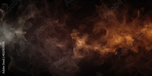 Gloomy flare isolated black background fire burn smoke flower floral shining