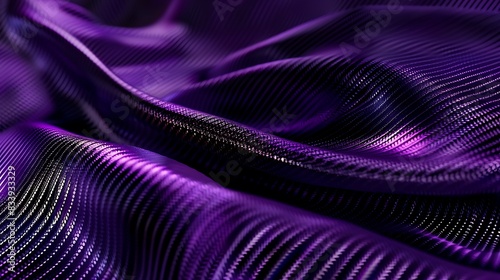 Design an abstract background with dark purple carbon fiber texture. 8k, realistic, full ultra HD, high resolution and cinematic photography