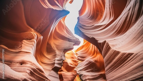 inside of lower antelope canyon page arizona usa