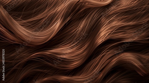 Flowing brown hair background texture