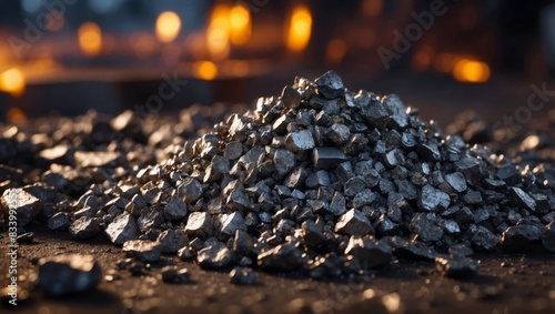 Raw Nickel Ore Unprocessed Wealth in the Industrial Metal Extraction.