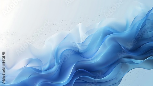 An abstract gradient background from pale blue to cobalt