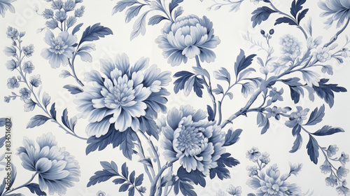 Classic damask texture illustration exudes timeless elegance with intricate patterns and highquality craftsmanship.