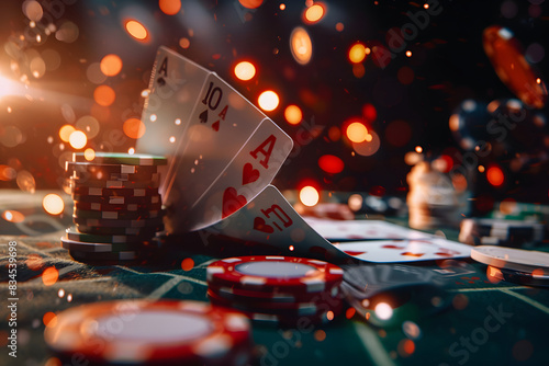ギャンブルのポーカーやカジノのイメージ