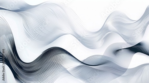 abstract background with waves,abstract line art with smooth, curved lines and sharp edges,abstract white background with smooth lines 