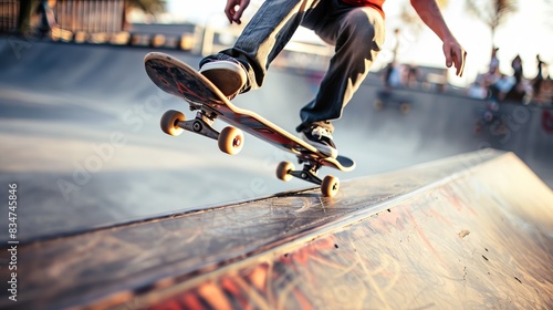 skateboarder in action