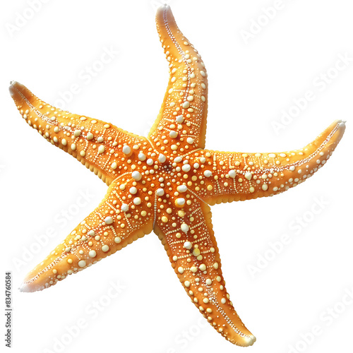 PNG clipart drawing of a starfish on an isolated transparent background