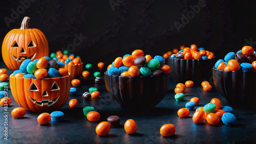 Lizaki na halloween, słodycze halloween, słodkości,. cukierki na halloween