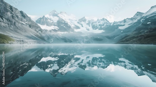 glacial lake surrounding pic