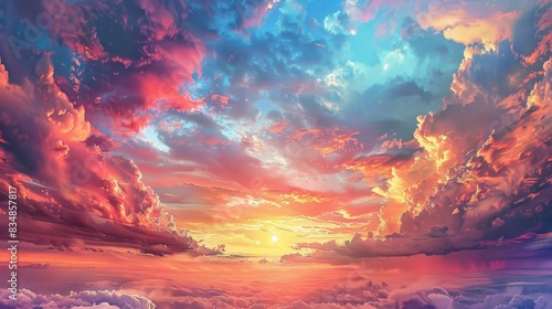 Colorful Skies Stunning Patterns and Bright Hues in the Morning and Evening Sky