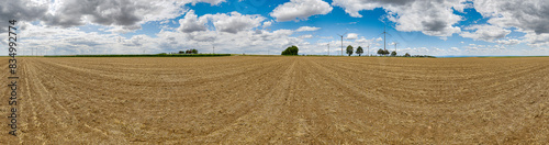 agriculture field overcast shy 360° backplate