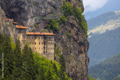 Sumela Monastery (Turkish: Sümela Manastırı) is a Greek Orthodox monastery, in the Maçka district of Trabzon Province in modern Turkey.