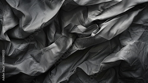 Crumpled Fabric Deep Fold Texture