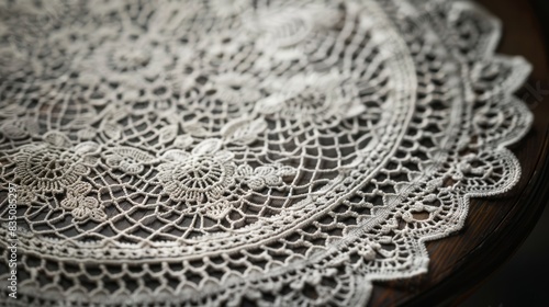 Detailed Lace Doily Intricate Patterns