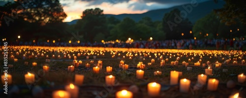 Juneteenth evening event features a candlelight vigil, community gathering, symbolic lights, emotional tribute