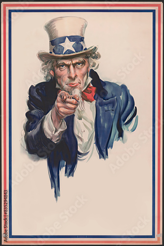 Uncle Sam, United states of america, united we stand, i want you poster