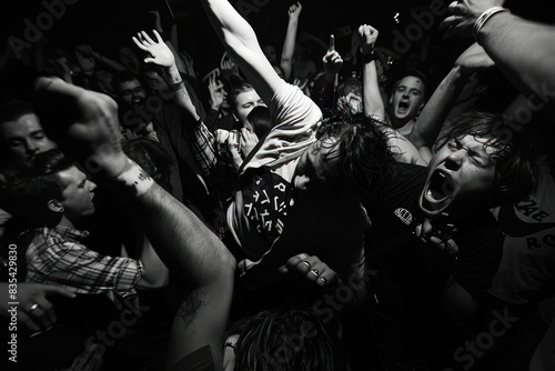 Chaotic Dance in Mosh Pit., Celebrate the diversity of Music : La Fête de la Musique.