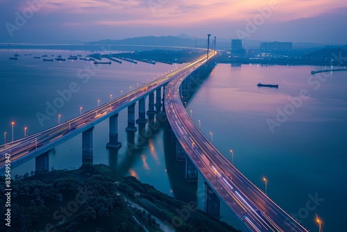 Qingdao City Bridge, Shandong Province, China