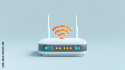 internet router with network signal