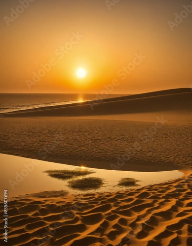 moza space alsabah satellite petrol sand sunset