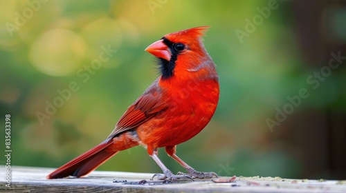 Male Northern Cardinal spotted on the back porch